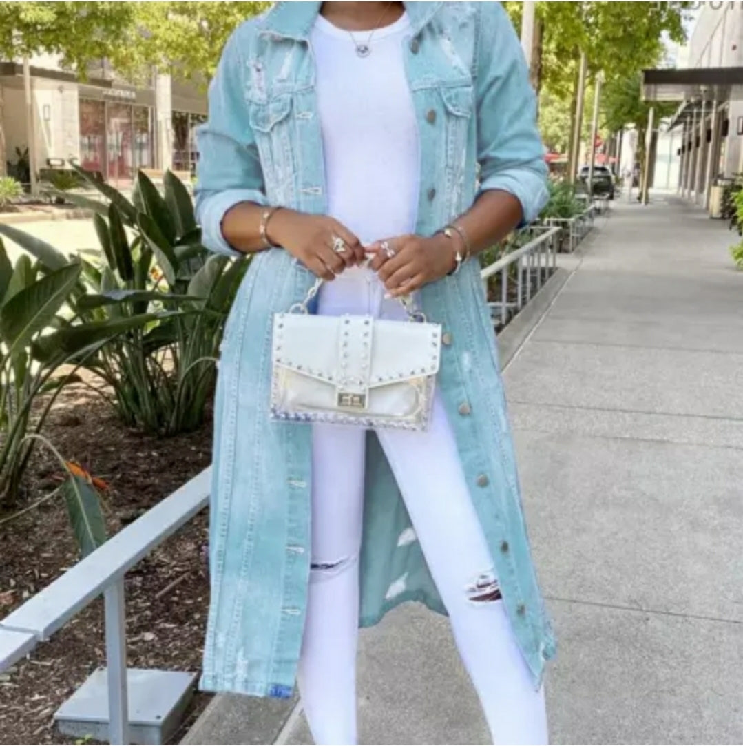 Womens long trench coat