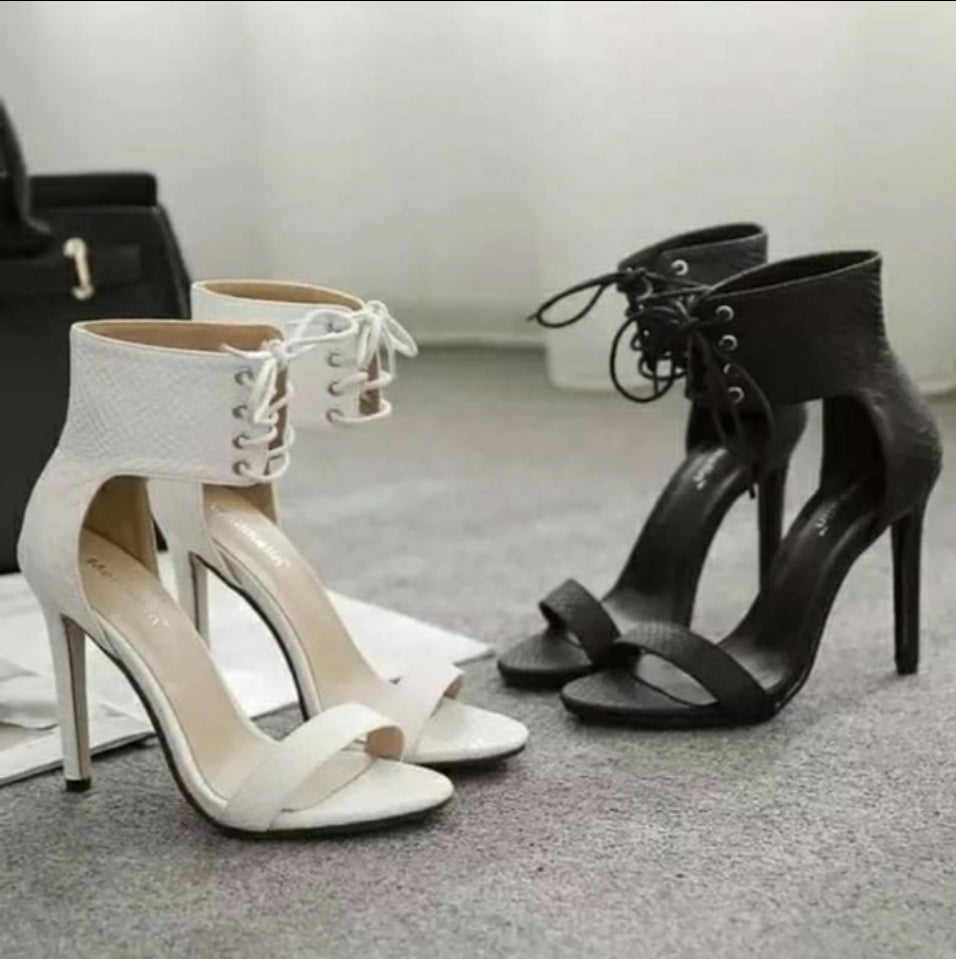 Women’s high-heeled open toe shoes