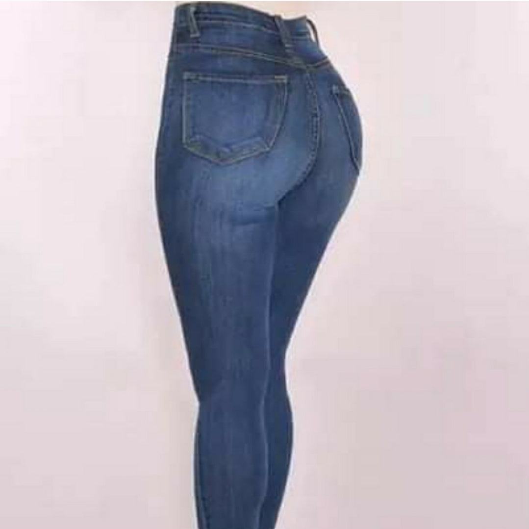 Women’s jeans dark blue high waist