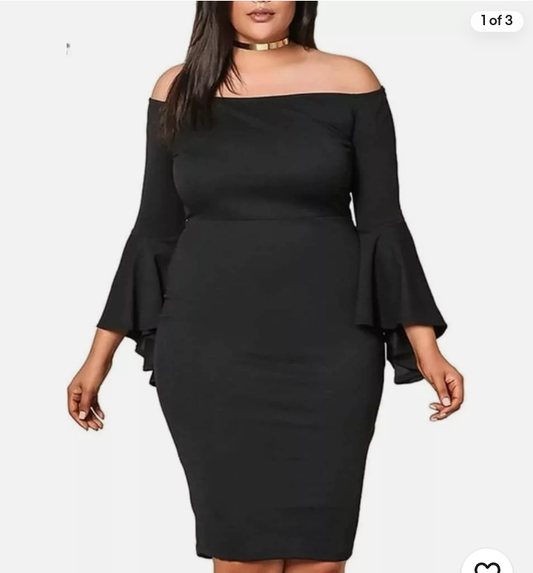 Women’s casual off shoulder dress