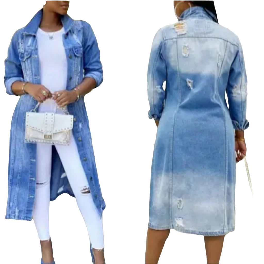 Womens long trench coat